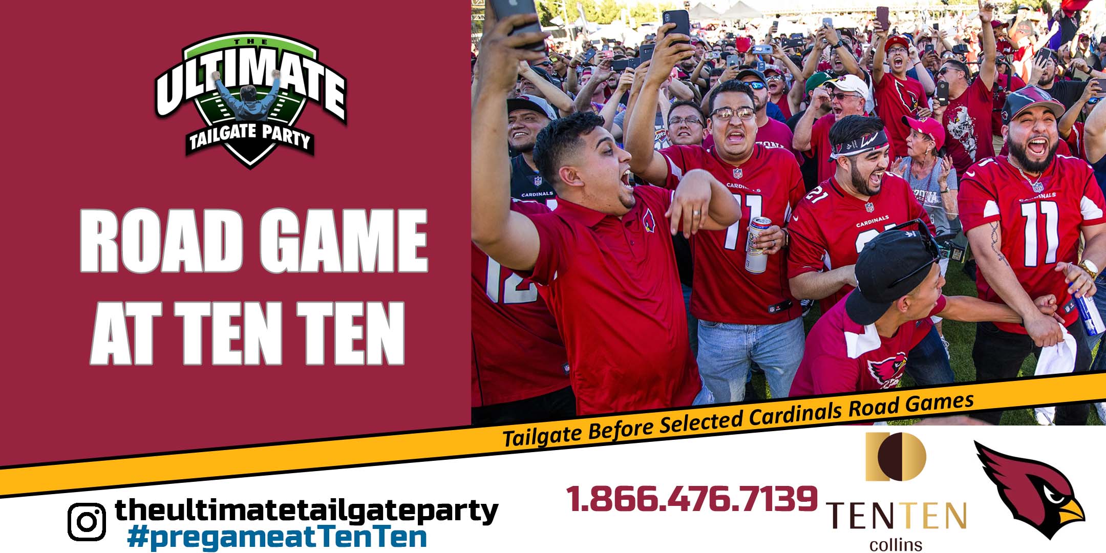 Premium Tailgates Game Day Party: Arizona Cardinals vs. San